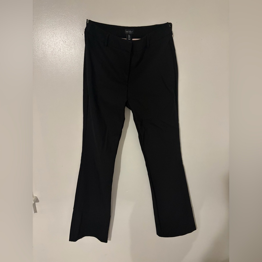 Nicole Miller Black Pants with Cream Trim